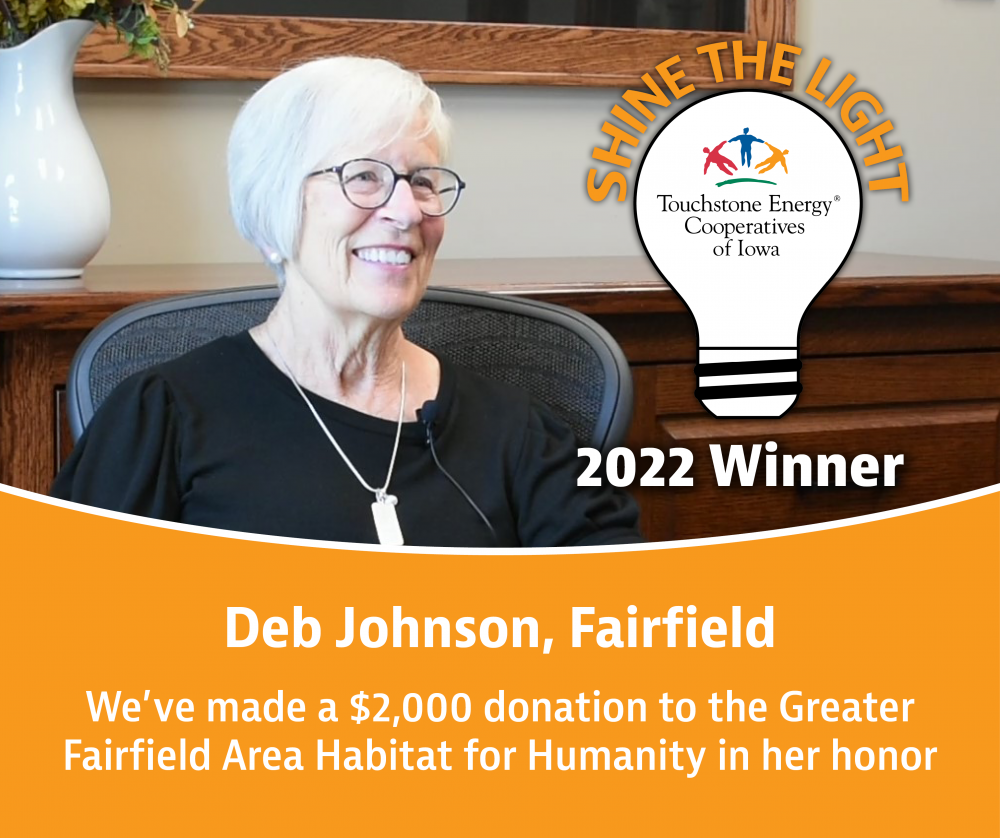 Deb Johnson, Greater Fairfield Area Habitat for Humanity